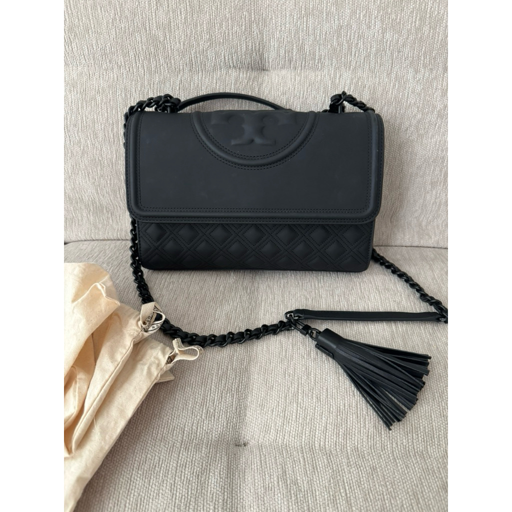 preloved tory burch fleming matte