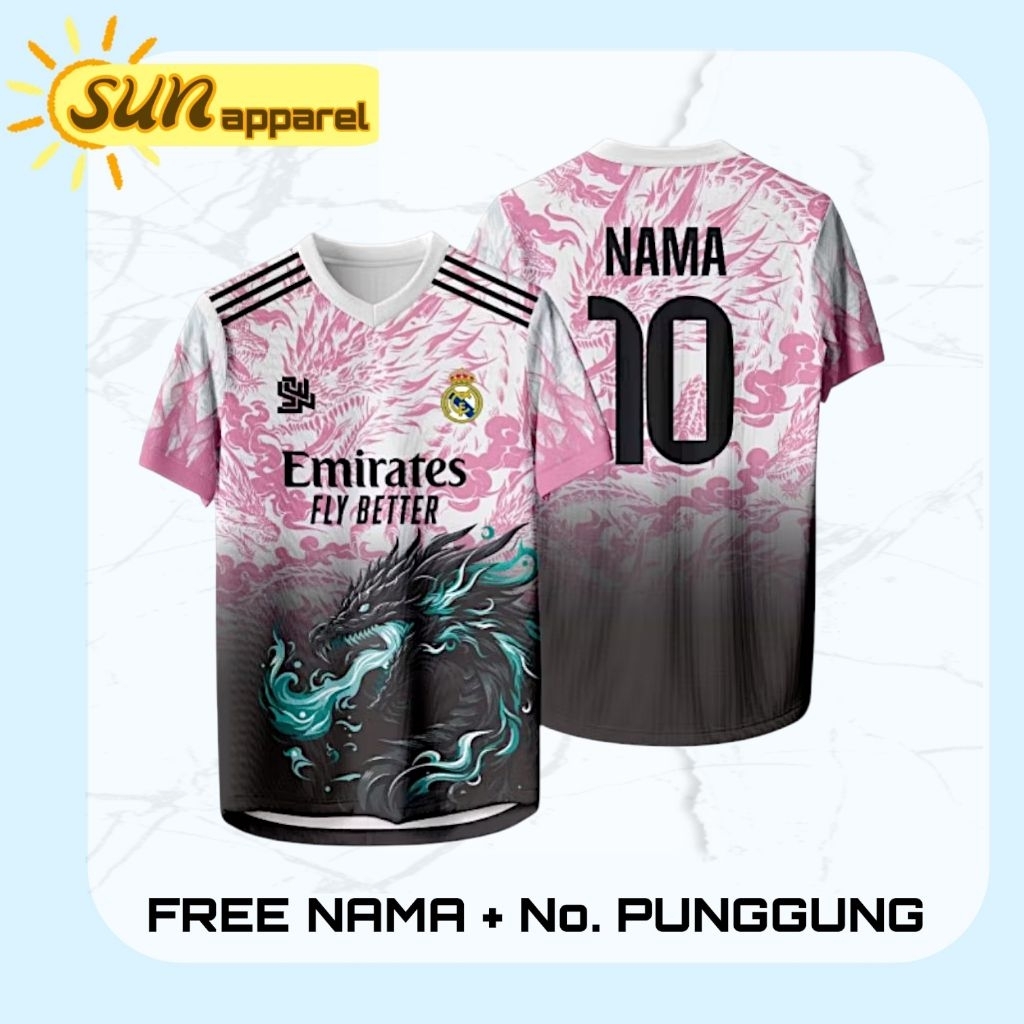 JERSEY MADRID DRAGON PINK 2025/2026
