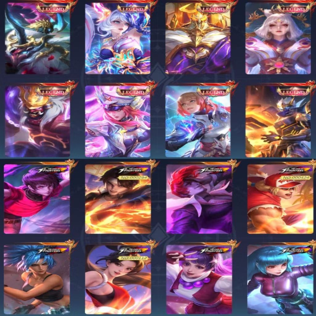 akun mobile legends skin legend skin limited gg