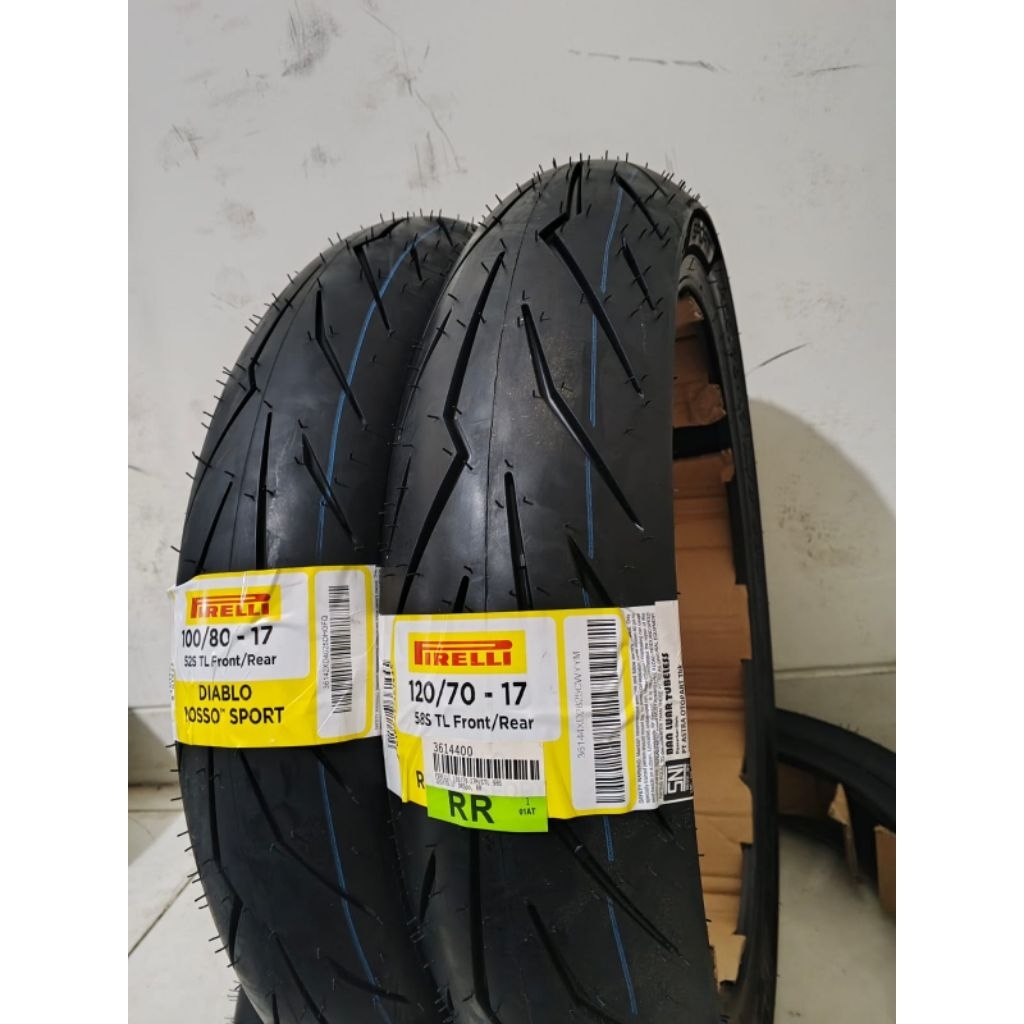 PIRELLI DIABLO ROSSO SPORT 120/70/17 & 100/80/17