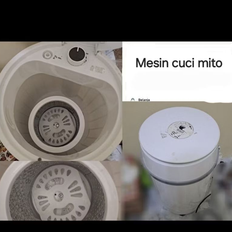 [BACA DESKRIPSI] Mesin Cuci Mito WM1 3,5Kg Preloved mesin cuci portable