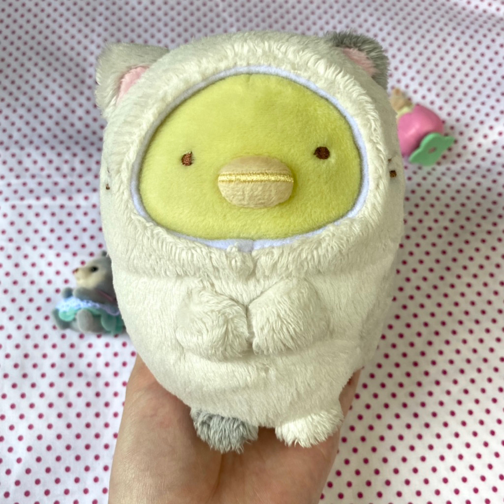 Sumikko Gurashi San-X Kostum Kucing Boneka kecil plushie