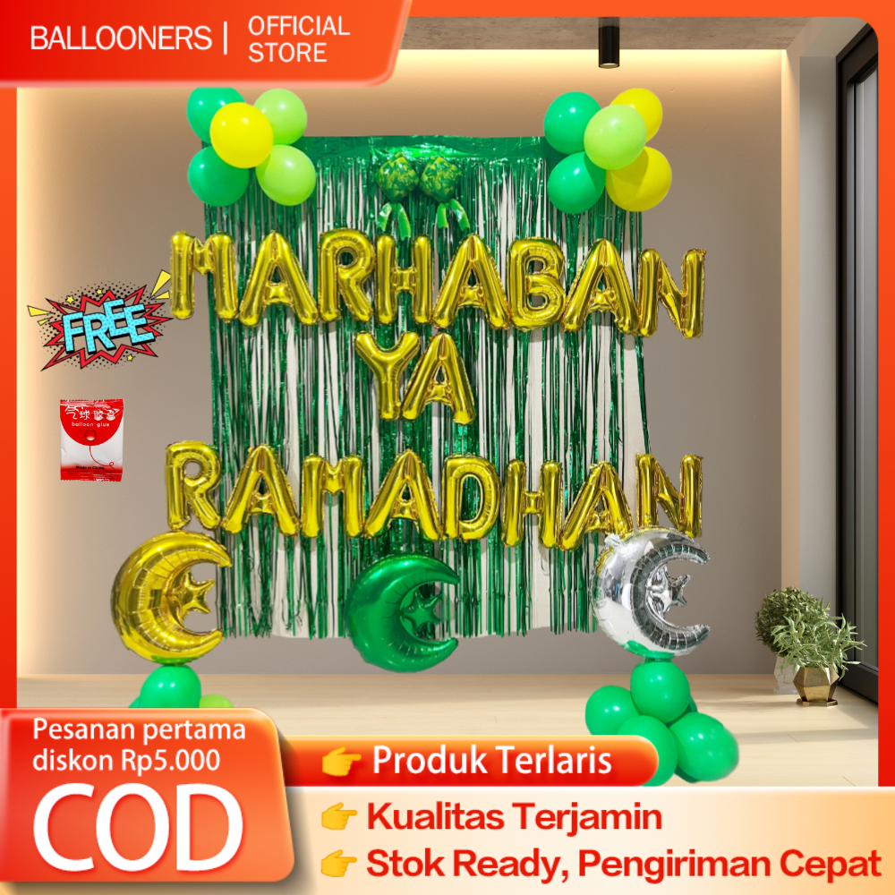 Paket Dekorasi Tema Ramadhan/Paket Ramadhan/Set Dekorasi Ramadhan/EID MUBARAK