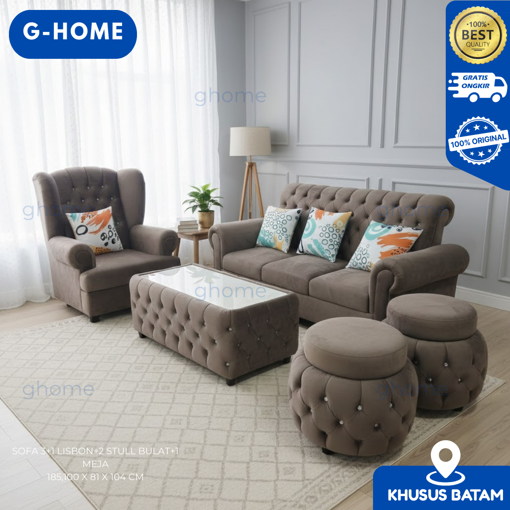 SOFA 3+1 LISBON+2 STULL BULAT+1 MEJA