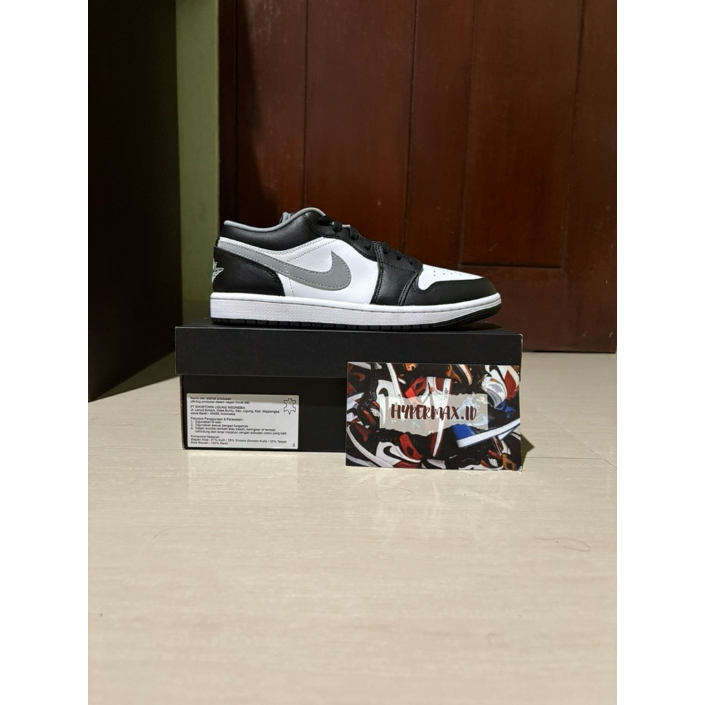 Nike Air Jordan 1 Low Black Medium Grey