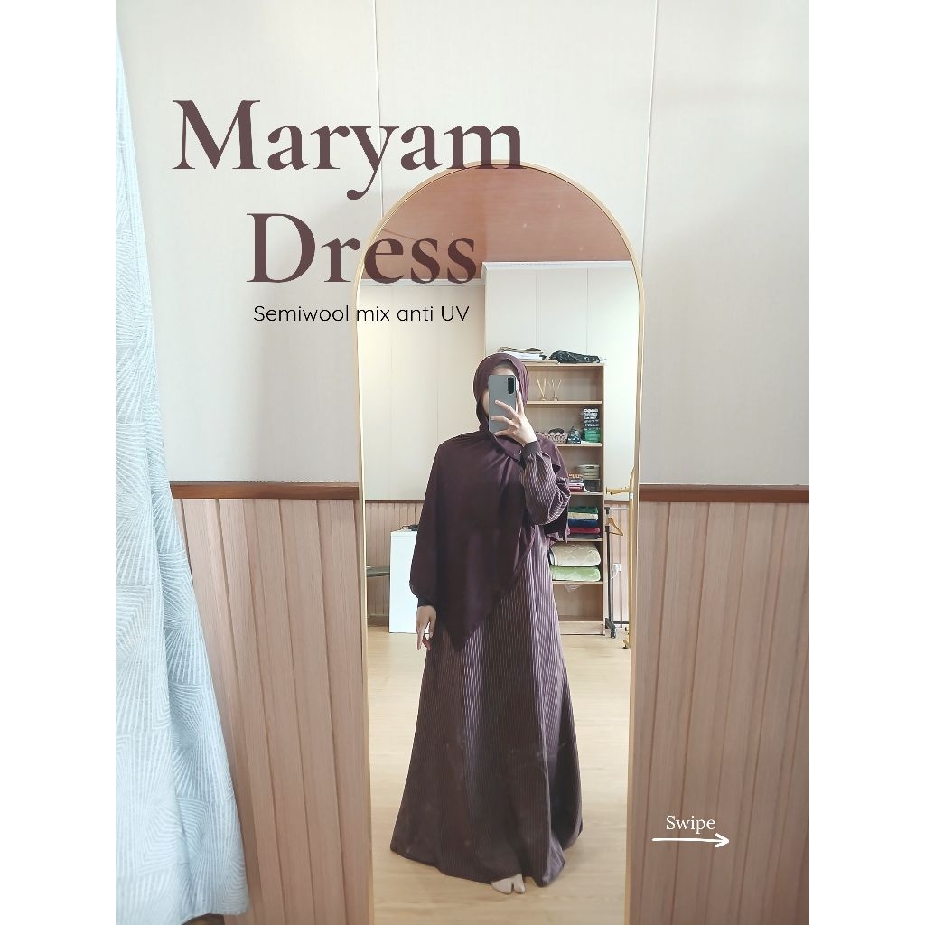MARYAM DRESS | GAMIS MARYAM SIMPLE & ELEGANT | GAMIS SALUR