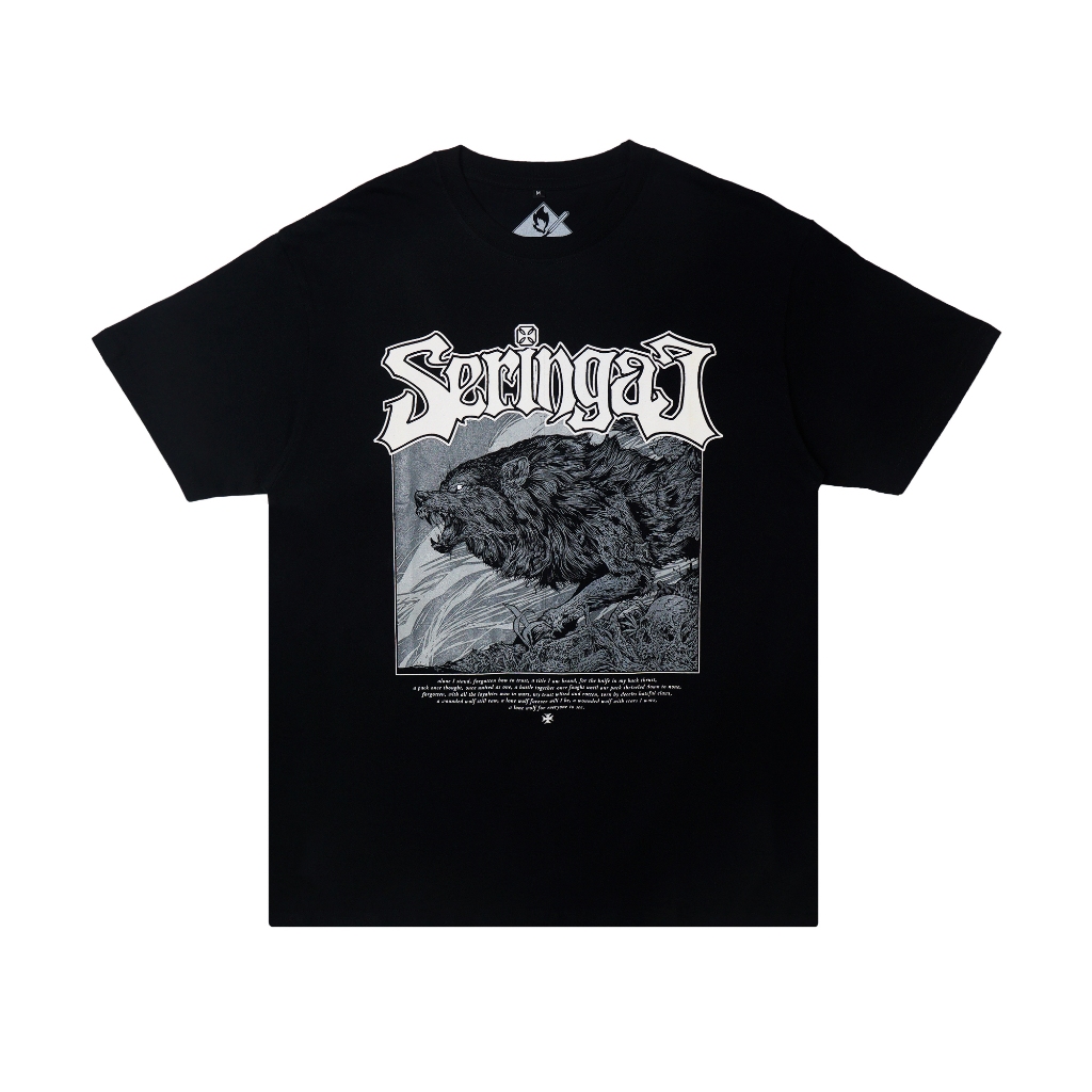 Seringai - Lone Wolf Tshirt - Black