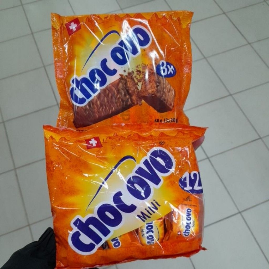 Ovomaltine Choc Ovo Trio chocolate wafer coklat ( isi 3 ) / ( isi 12 )