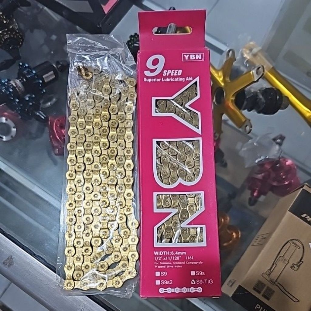 RANTAI SEPEDA 9 SPEED YBN