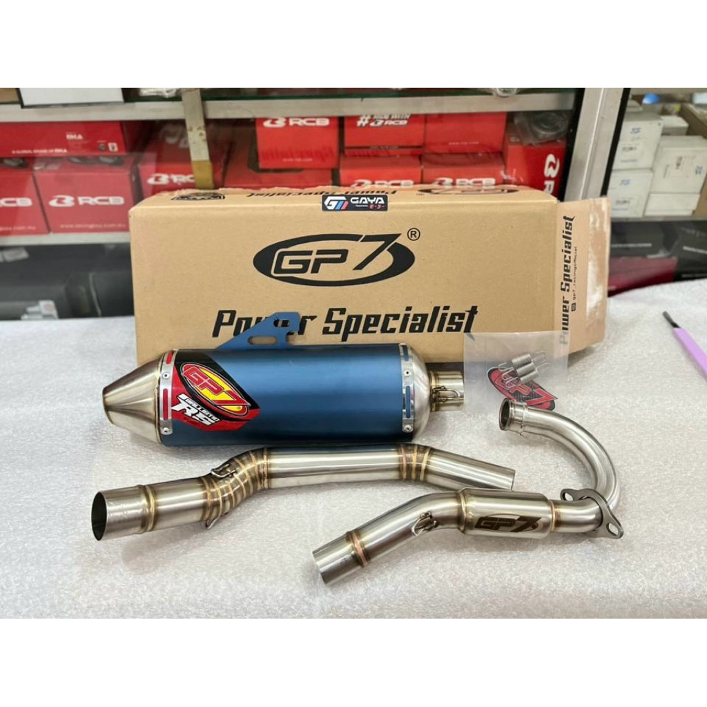 Knalpot GP7 Ballistic RS CRF 150 KLX 150 wR 155 DTracker 150 Original GP7