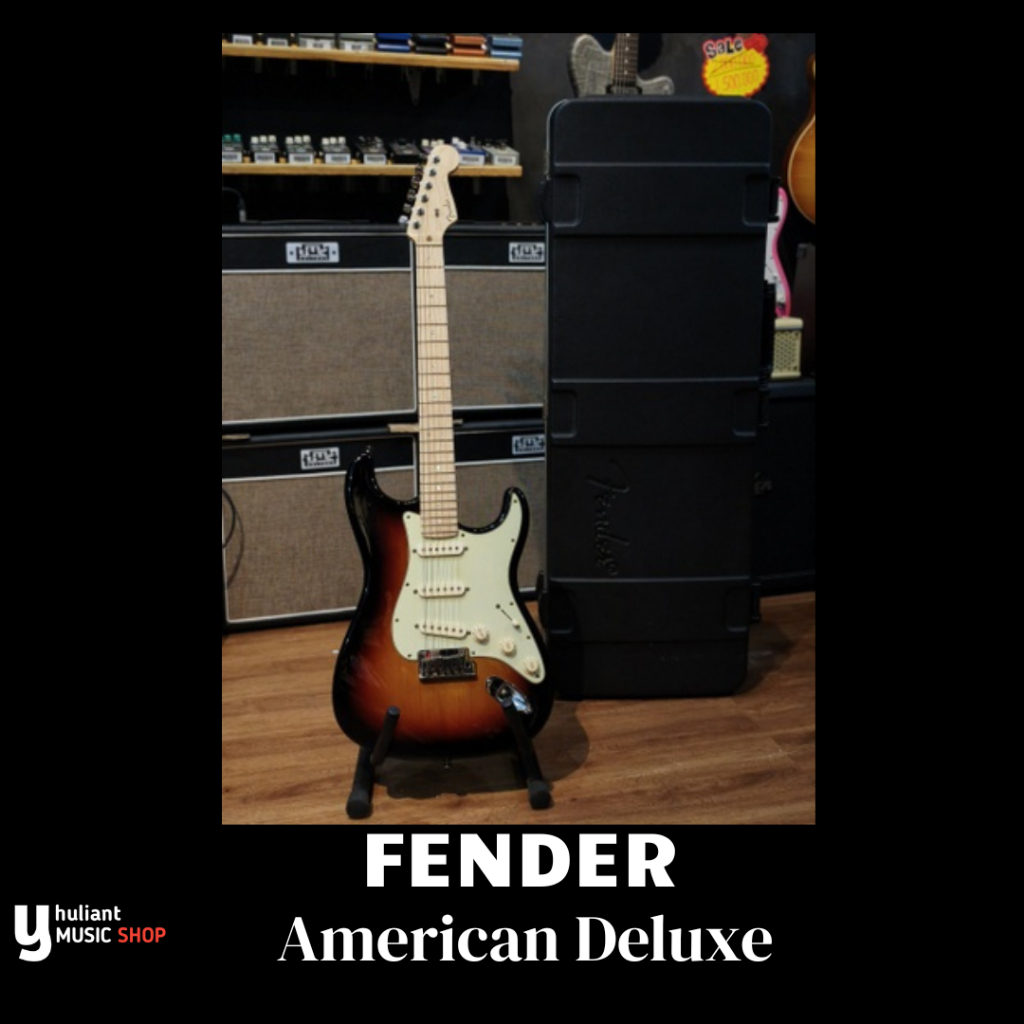 Fender American Deluxe Stratocaster Sunburst Original Second Good