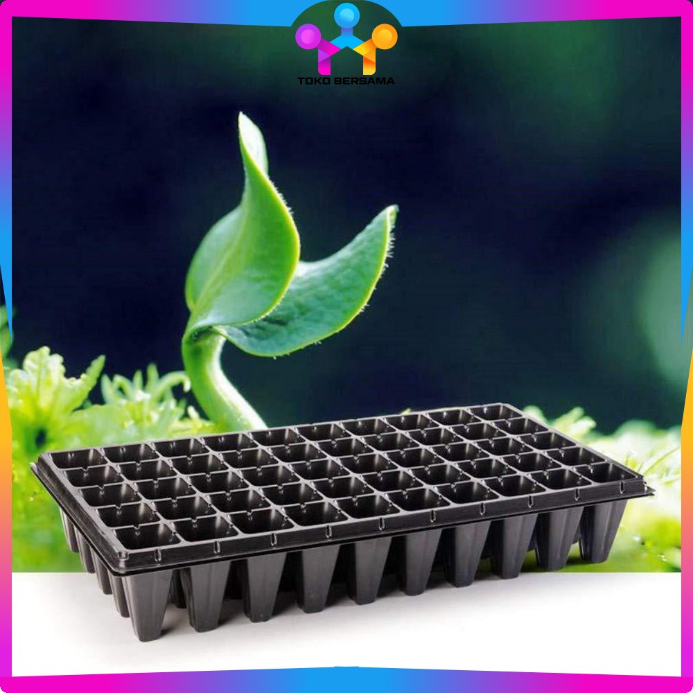 Pot Tray Semai Bibit Benih Wadah Persemaian Sayur Plastik Praktis / Tray Semai Tanaman Plastik Pembi