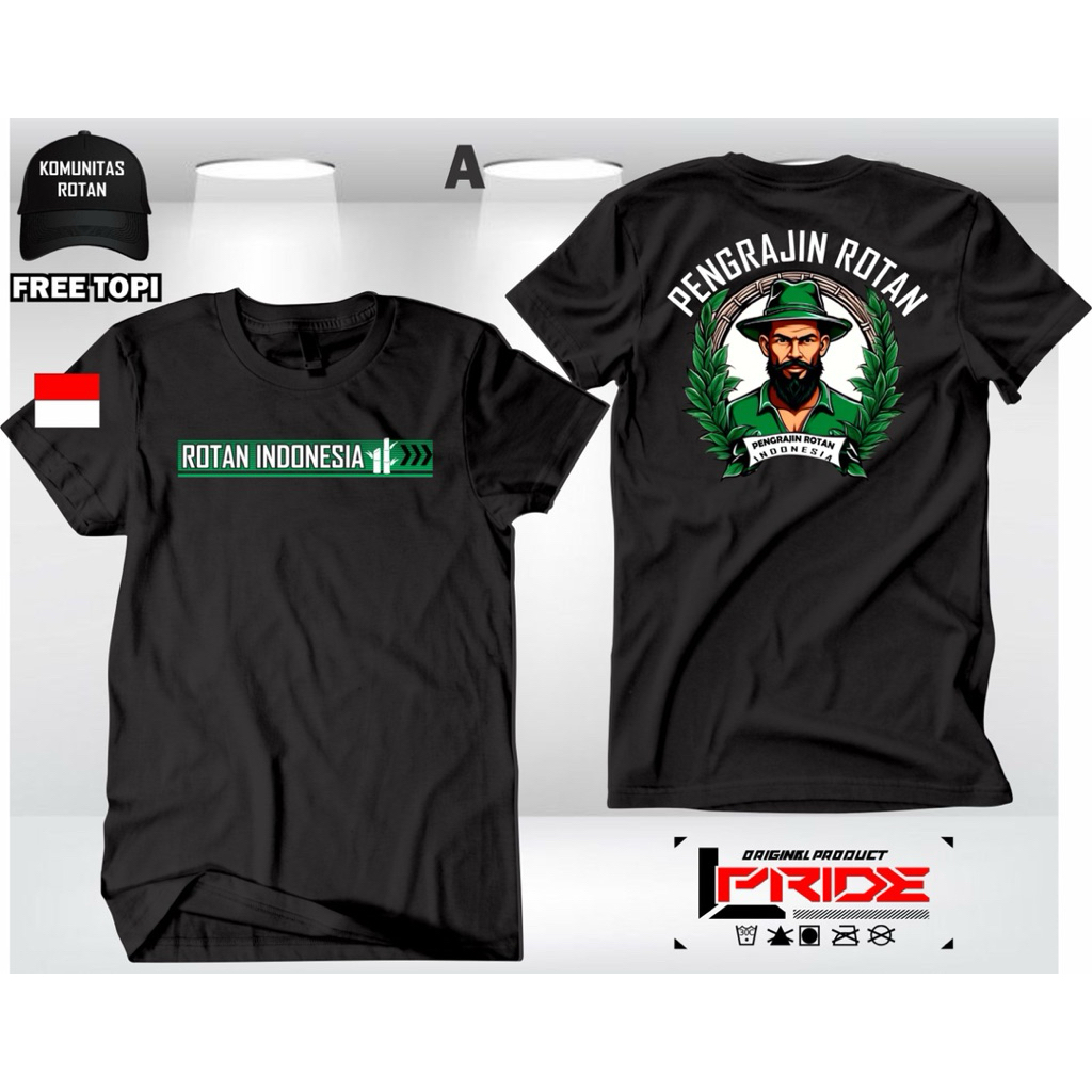 kaos petani gratis topi  T-shirt kaos petani gratis topi
