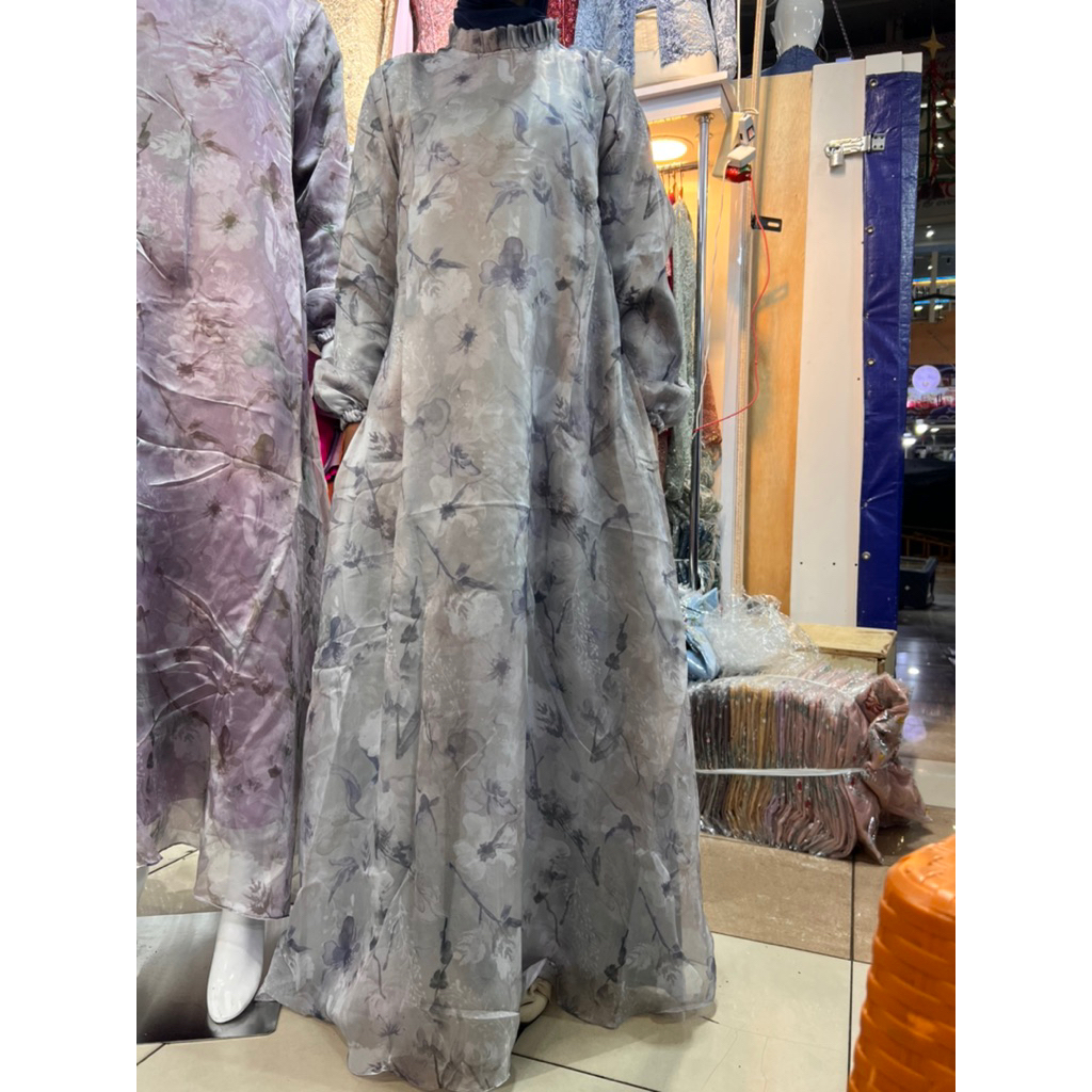 gamis organza