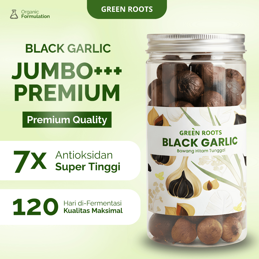 Black Garlic Bawang Tunggal SUPER Premium 440gr
