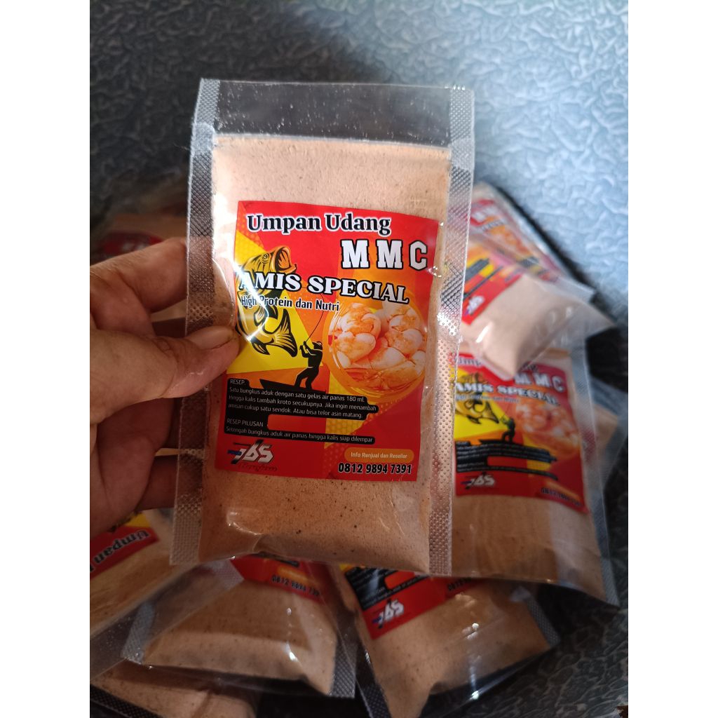 umpan ikan mas udang mmc