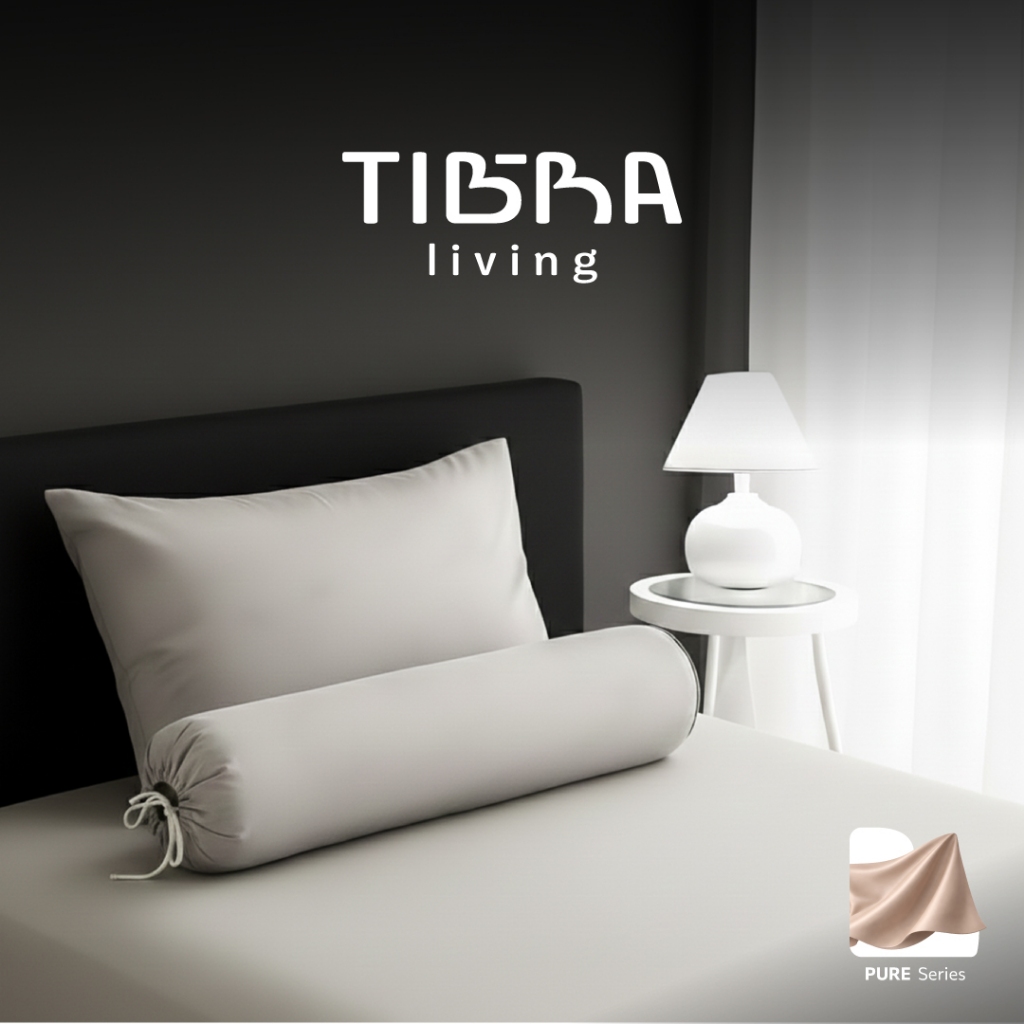 TIBRA Living – PURE Series (02) Sprei Set Only Microfiber Halus Polos Solid Abu Muda/ Light Grey/ Si
