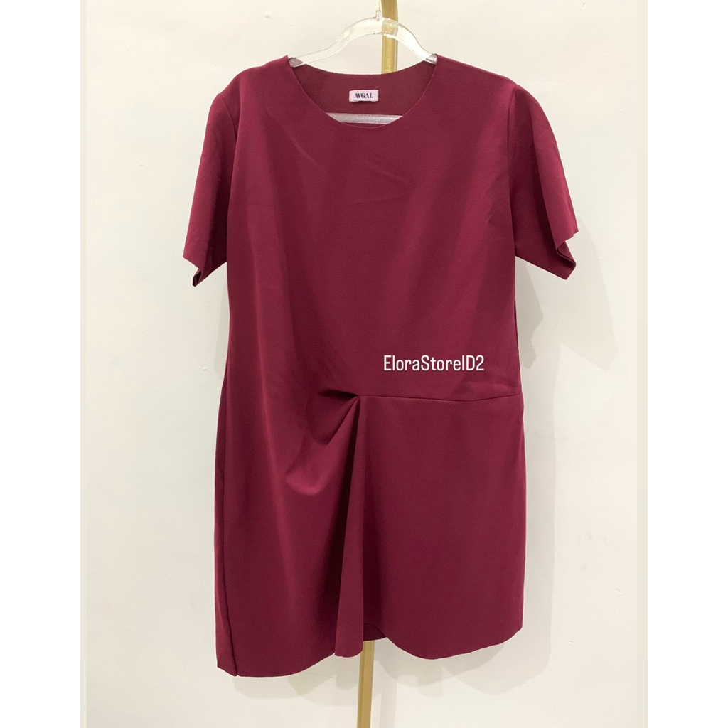 Avgal - Dress Red Wanita
