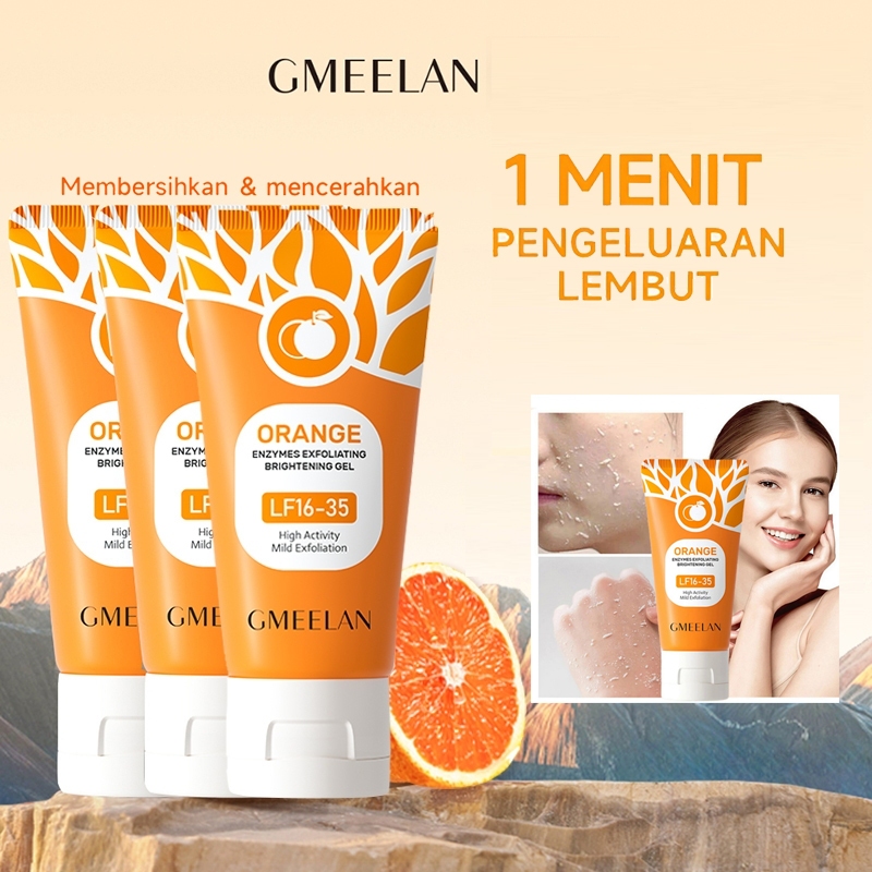 Gmeelan Orange Exfoliating Gel 50g*3pcs   Blood Orange Whitening Peeling Gel