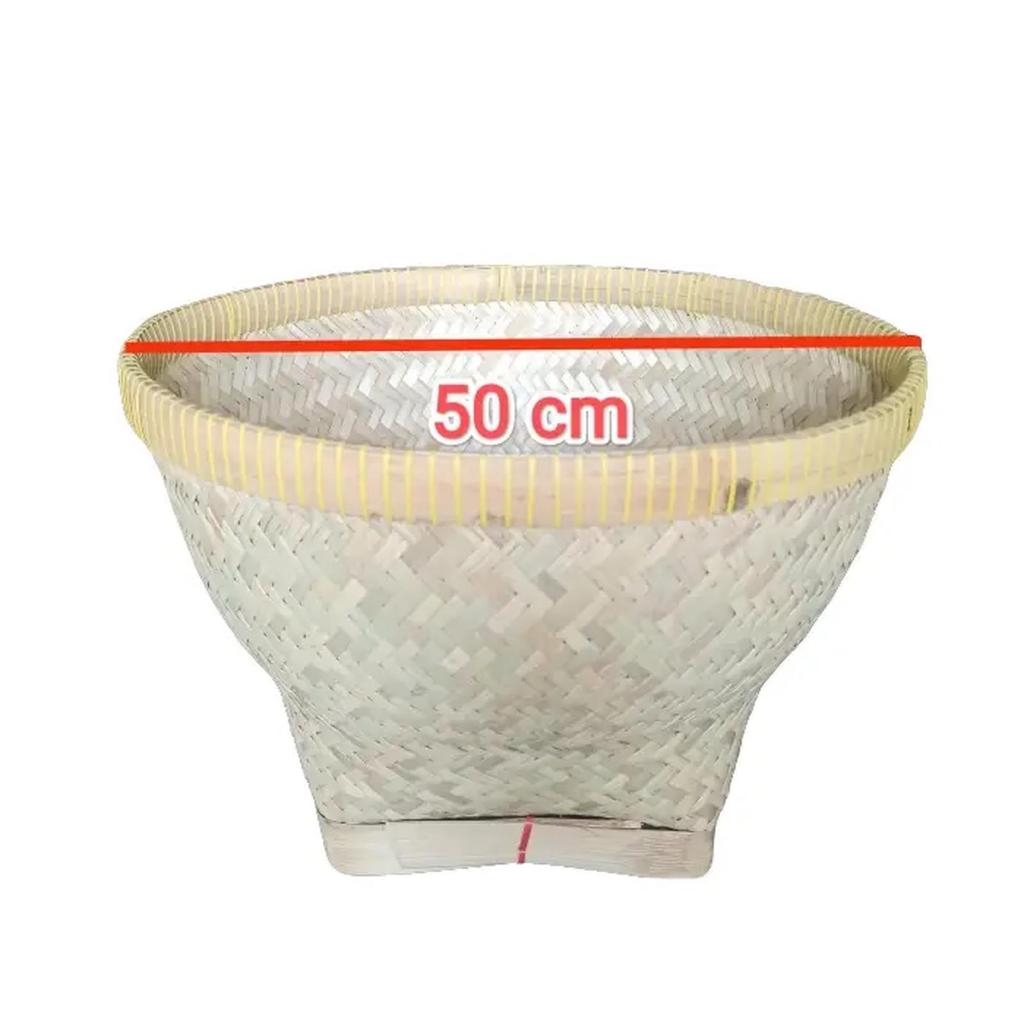Bakul Bambu JUMBO Anyaman Super 50 CM / Bakul Cuci Beras Nasi Bambu JUMBO 20 Liter Kitchenware