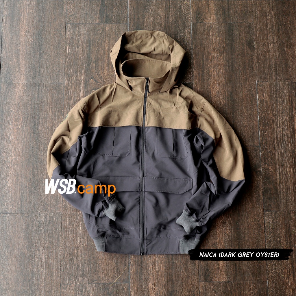 JAKET CONSINA NAICA - GREY WOLVES - Jaket Outdoor - SHOFT SHELL - Jaket Harian