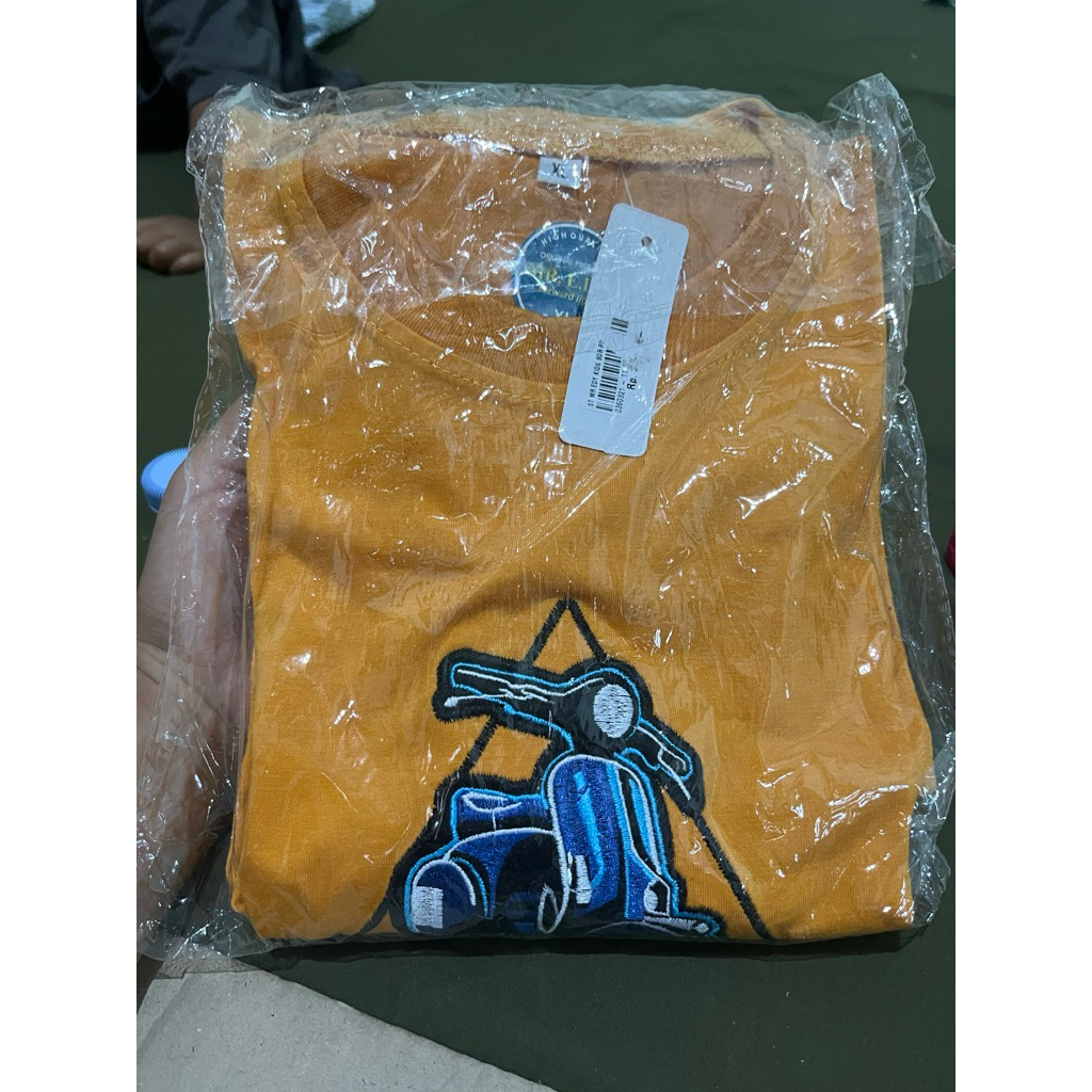 Baju Anak Laki laki motif motor vespa