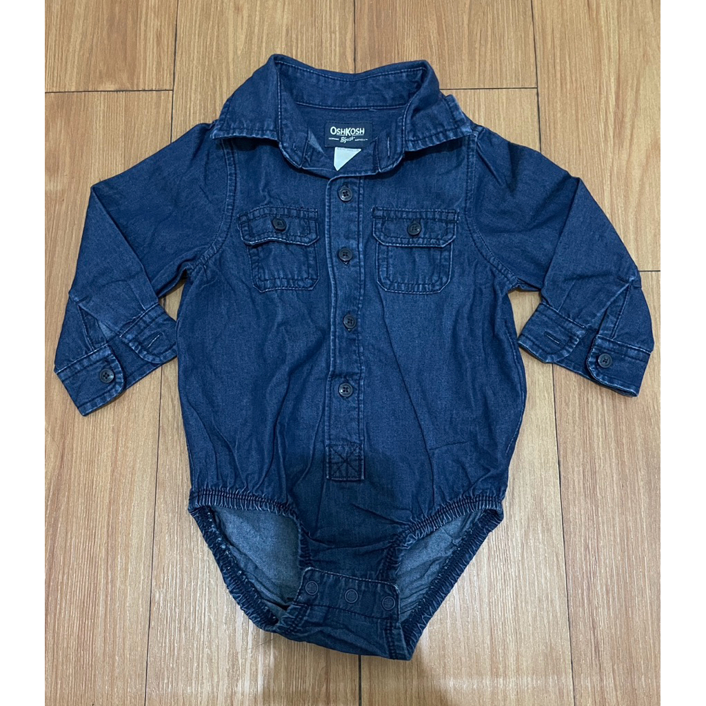 Osh Kosh B'Gosh jumpsuit denim lengan panjang (preloved)