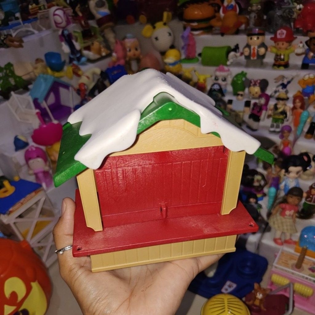 rumah diorama natal toko playmobil