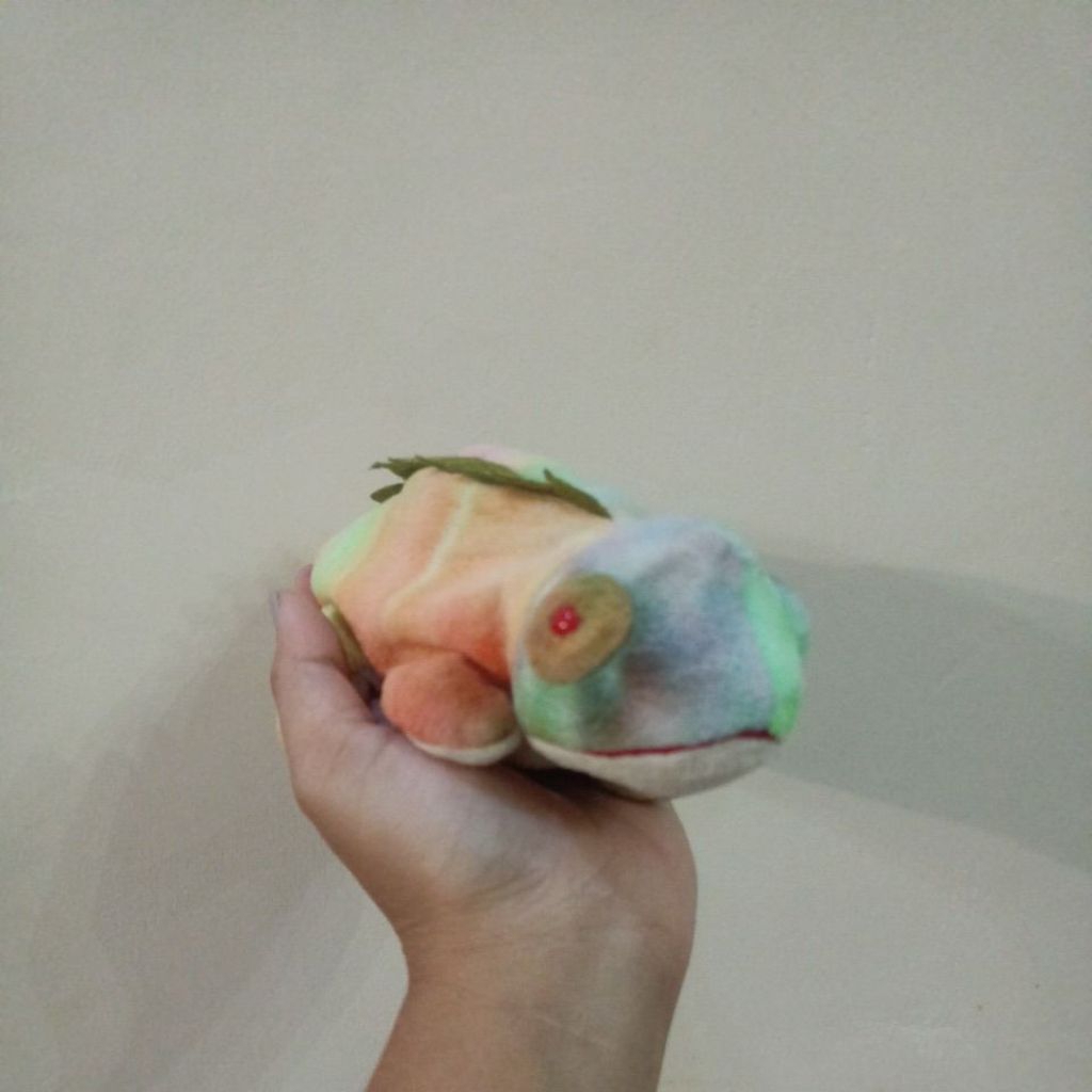 Boneka Bunglon Rainbow Ori TY (Rare) Langka