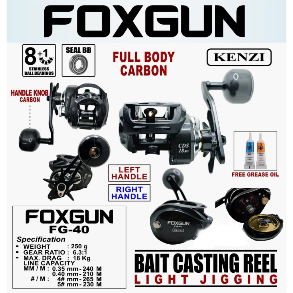 REEL KENZI FOXGUN FG-40