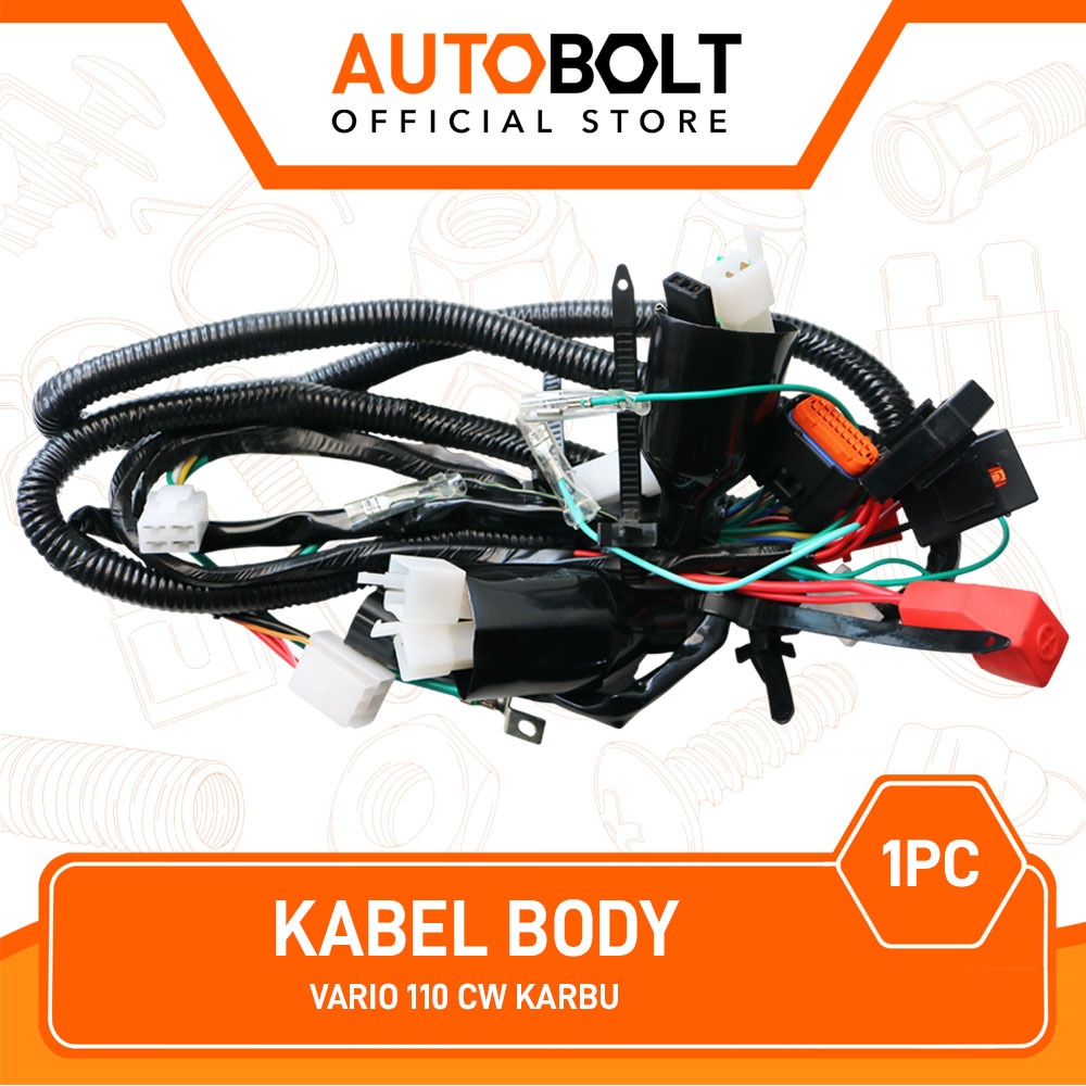 Kabel Body Vario 110 CW Karbu Cable Kable Cabel Bodi Kick Kik Engkol Starter Stater Slahan Slah Komp