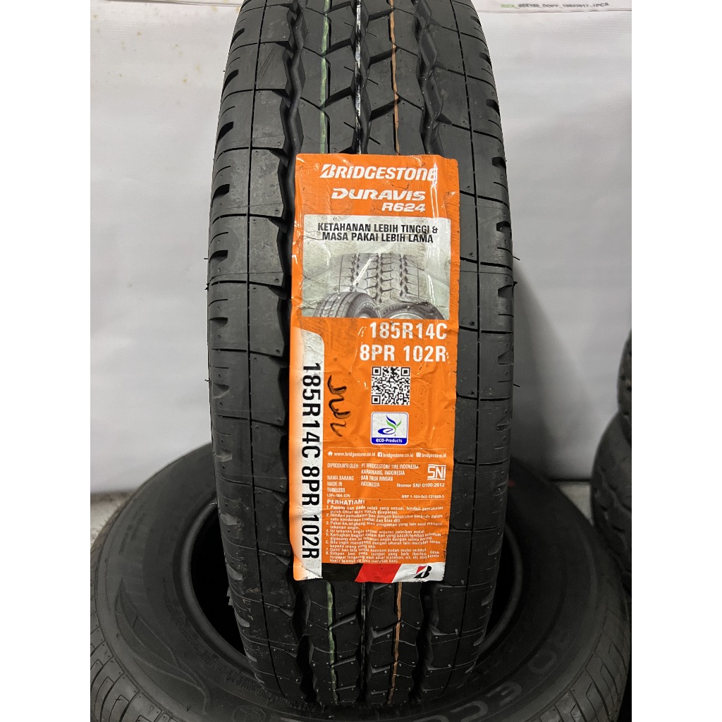 Ban Mobil Bridgestone Duravis 185 R14 8PR cocok untuk L300 megacarry APV Pickup Box Muatan