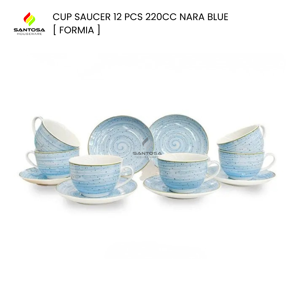 Cangkir Lepek Set / Cup Saucer 220 CC Nara [ Formia ]