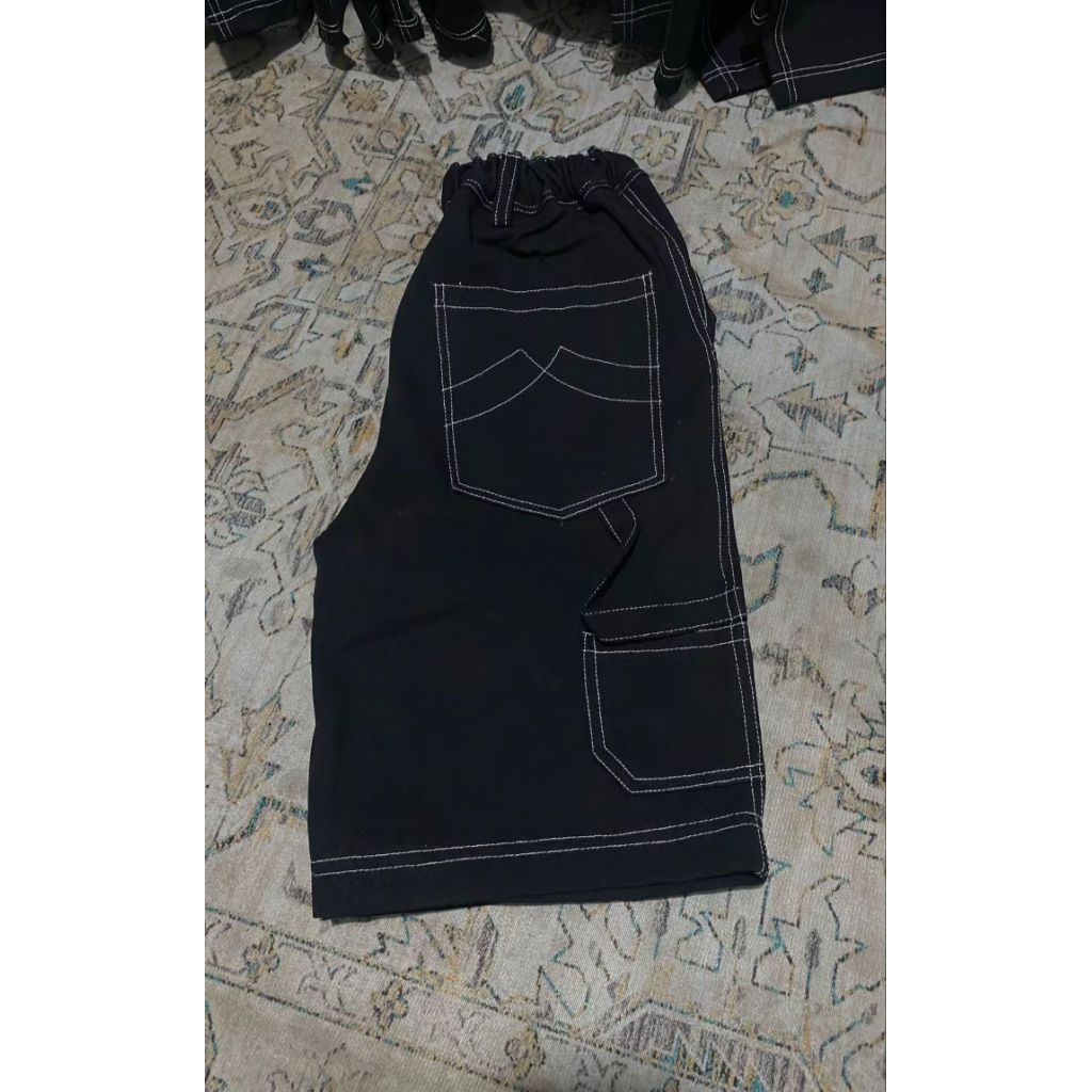 HAGMADE DENIM JORTS CARPENTER