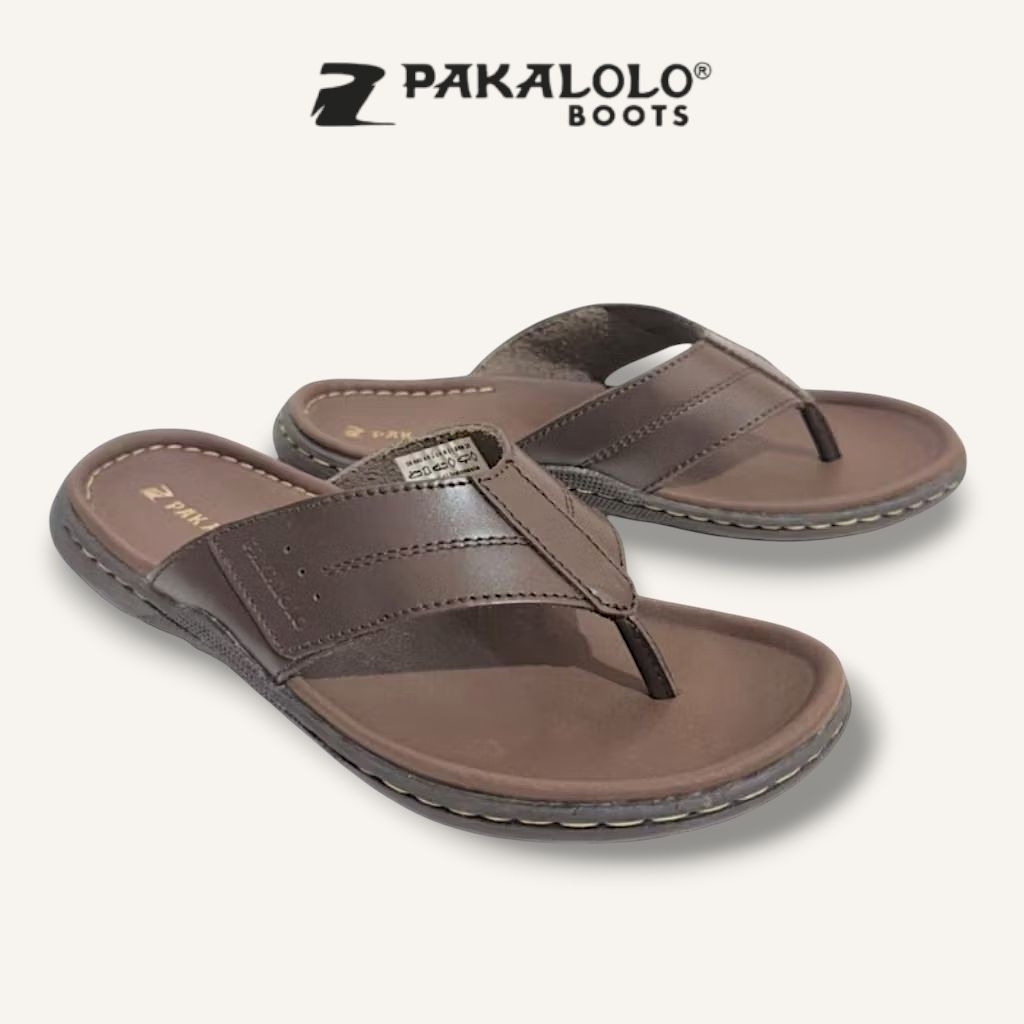 PAKALOLO ARJUNA01 Sandal Jepit Kulit Pria Original