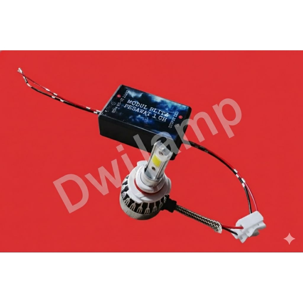 ROTARY BLITZ PESAWAT TERANG TANPA TOPLES LED C6 12/24VOLT