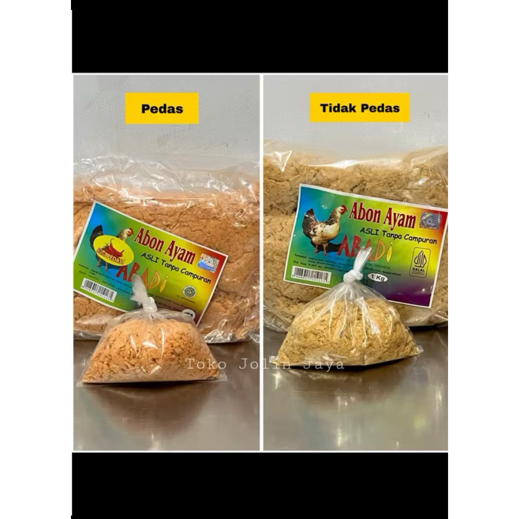 500g Abadi abon ayam kiloan