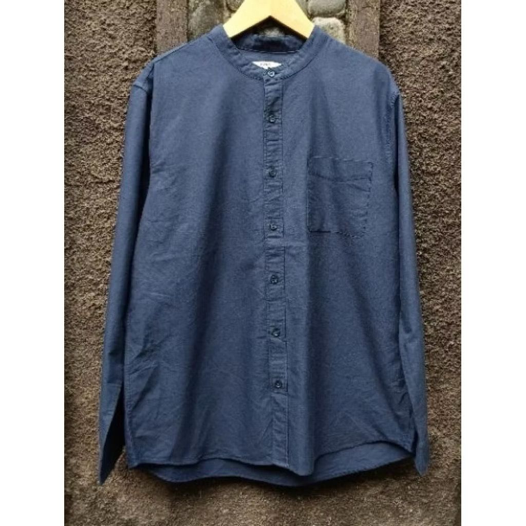 kemeja pria navy topten