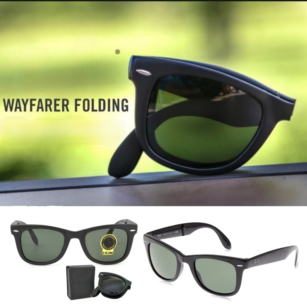 KACAMATA FOLDING LIPAT RAYBAN 4105 UNISEX TAHAN LAMA RINGAN PRAKTIS