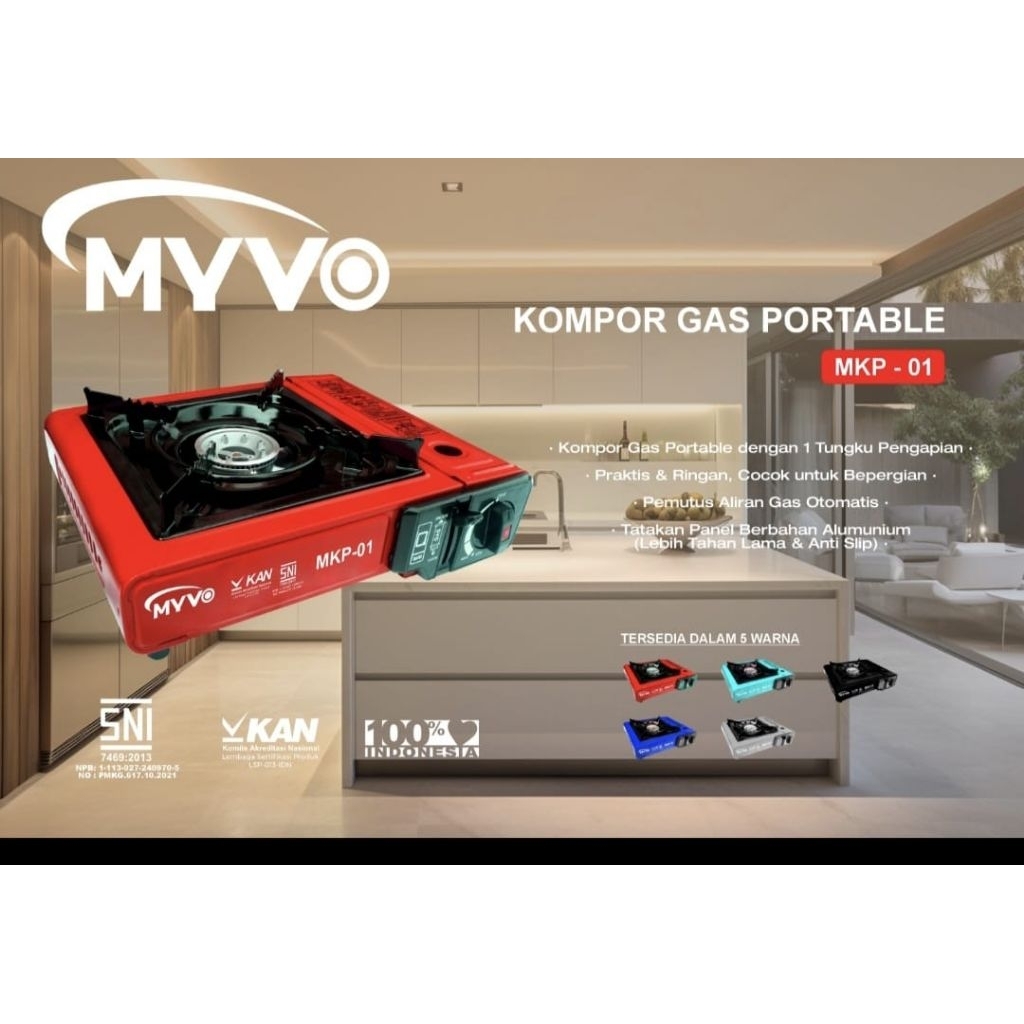 KOMPOR GAS PORTABLE MYVO