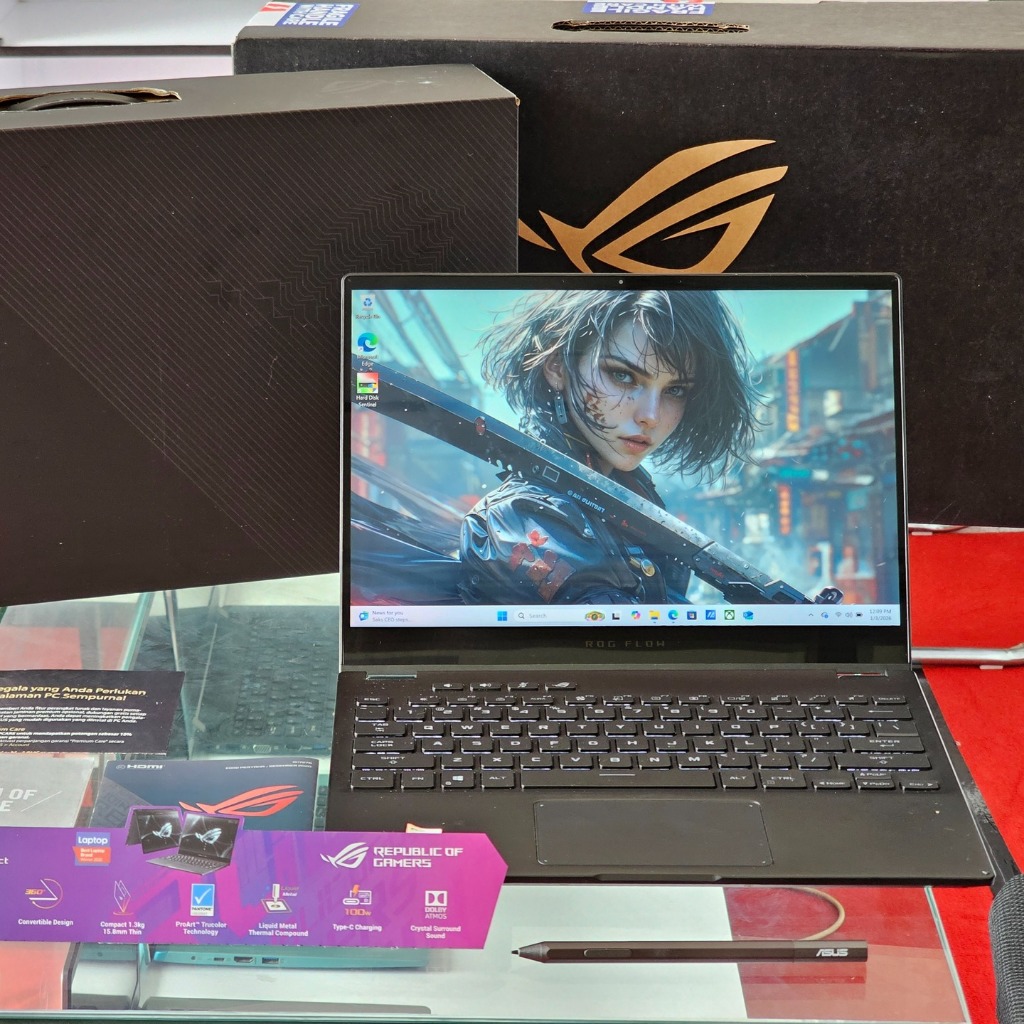 ASUS ROG FLOW X13 GV301QC AMD Ryzen 9 5000 Series Ram 16 GB Nvidia RTX 3050 120 Hz Touchscreen 2 in 