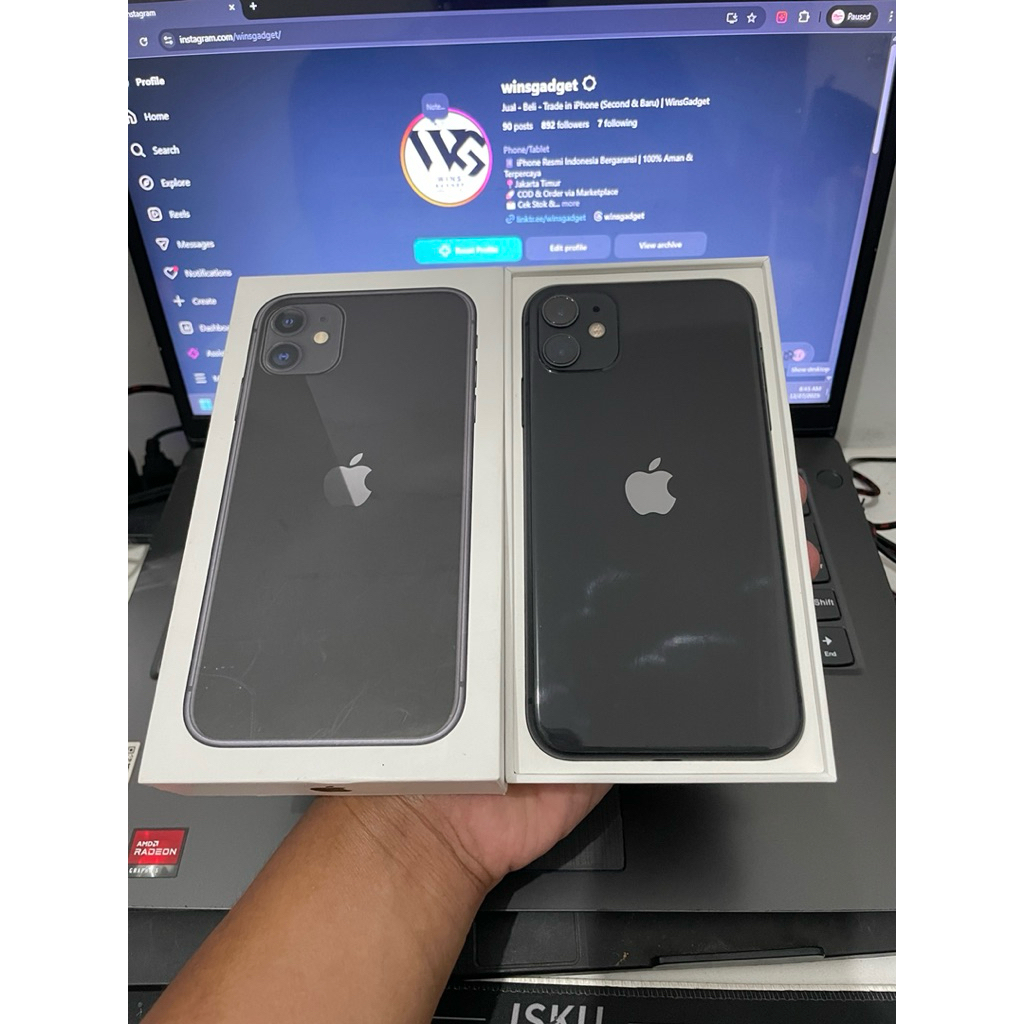 iPhone 11 64GB/128GB Second IBOX Garansi Resmi - Bekas - Fullset Ori