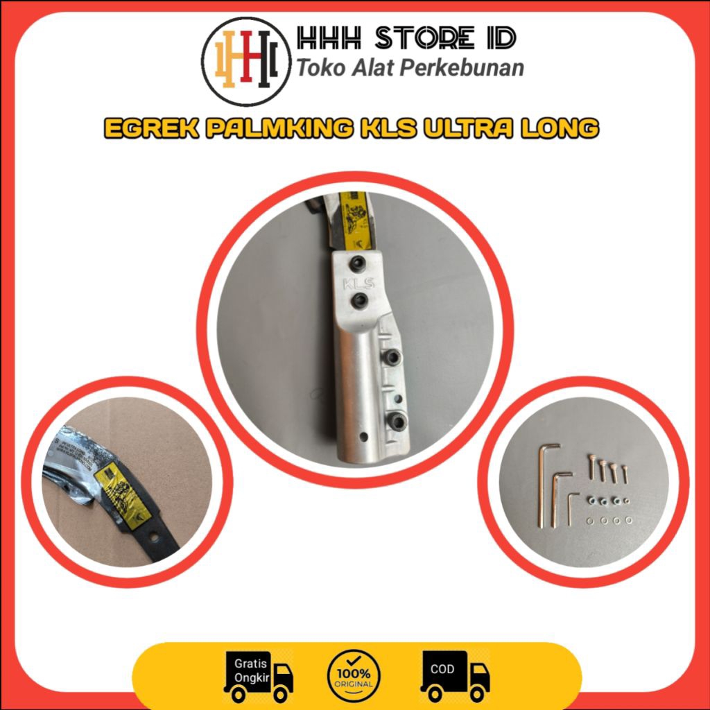 Egrek new kls ultra long original malaysia lengkap dan siap pakai alat panen sawit yang tajam dan te