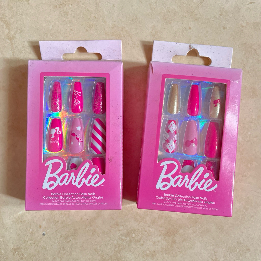 MINISO BARBIE FAKE NAILS KUKU PALSU FALSE NAILS
