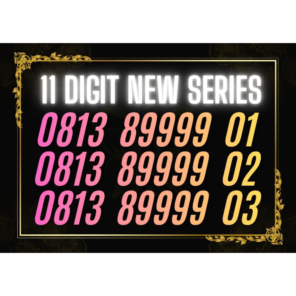 NOMOR CANTIK KARTU PERDANA SIMPATI 11 DIGIT NEW SERIES ANGKA BESAR