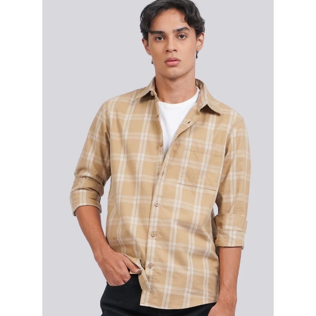 Kemeja EXECUTIVE FLANEL ORIGINAL KHAKI