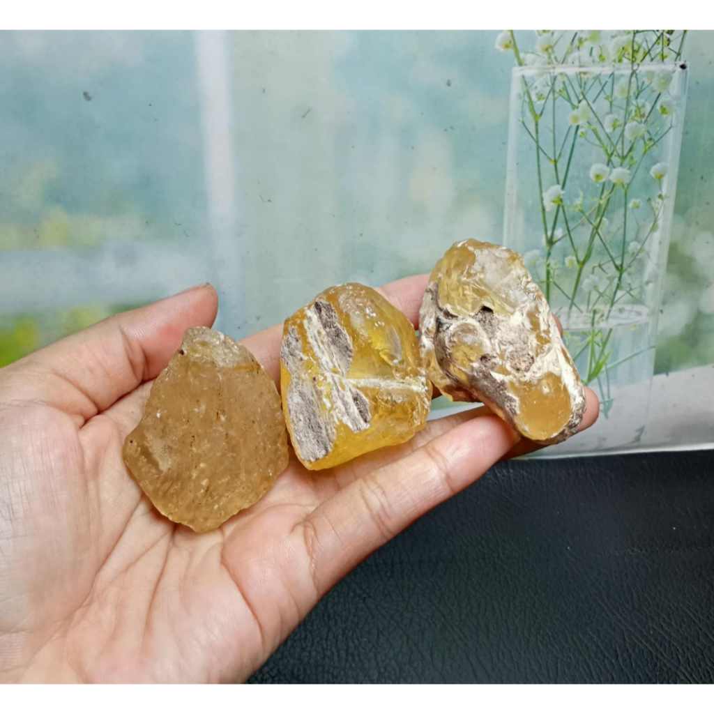 Natural Amber Kuning UV Reactive (5)