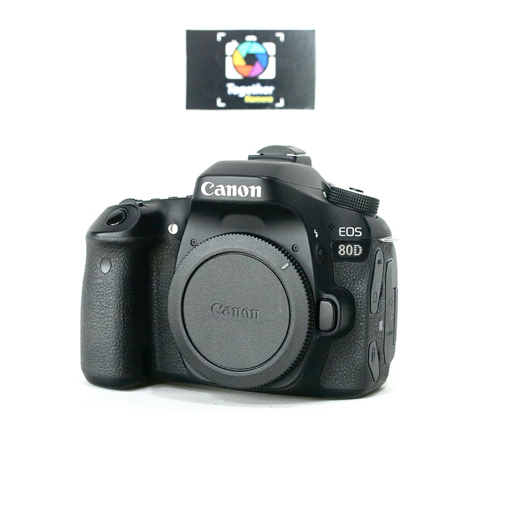 kamera dslr canon 80d body only second mulus