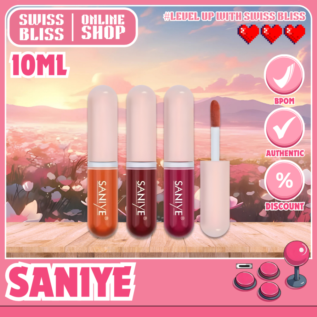 SANIYE Matte Lipstik Mini Kapsul Series Waterproof Transferproof  L1135