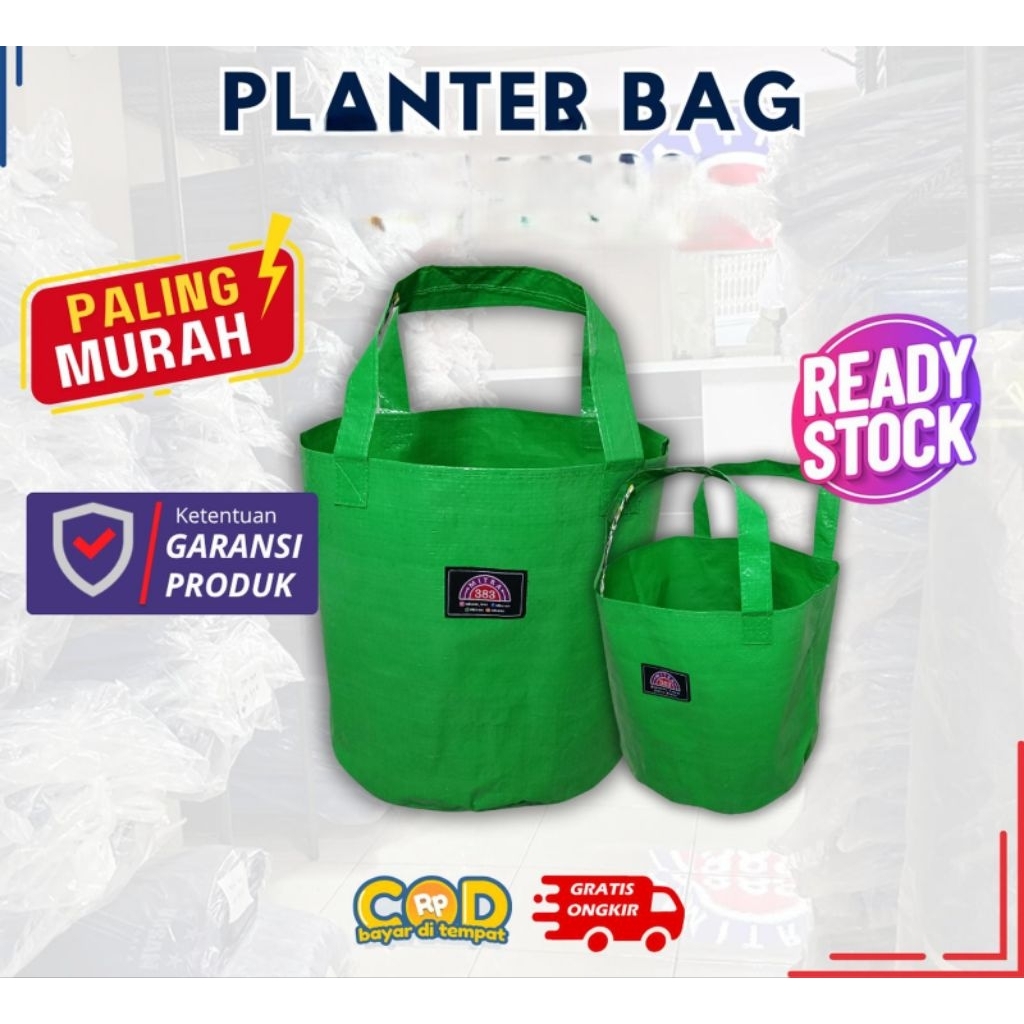 Planter Bag Tanaman Pot Tanaman Pot Terpal 0.7 - 6 20 50 75 100 liter